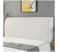 Stretch Headboard Cover Slipcover for Wood/Leather/Fabric Beds - Universal Dustproof Protector, All-Inclusive Elastic Design for Tufted/Upholstered/Curved Headboards