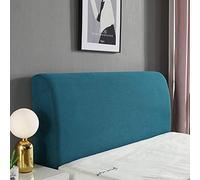 Stretch Headboards Cover Slipcover Backrest Cover All-Inclusive Headboards for Beds Cover Protective Wood Leather Bed Dust Cover Curved,D-170~190cm