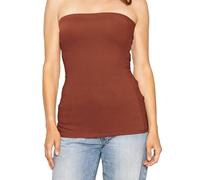 STRETCH IS COMFORT Women's & Plus Mid and Long Length Tube Top | X Small - 5X, Almond, M