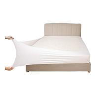 Stretch Jersey Box Spring Cover Wrap Around, Bed Skirt Alternative, Ultra Soft & Wrinkle Resistant, King/Cal King, White