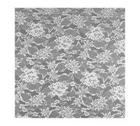 Stretch Lace Fabric Rose Floral Elastic Mesh 5 Yards