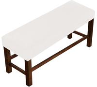 Stretch Long Bench Cover, 25-82 In Washable Dining Seat Slipcover, Anti-Dust Washable Jacquard Seat Protector For Dining, Bed & Piano Benches