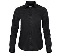 Stretch Luxury Long Sleeve Poplin Shirt TEE JAYS Black M