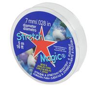 Stretch Magic Pepperell SMF-1-5 0.7mm Bead and Jewelry Cord, 5m, Clear