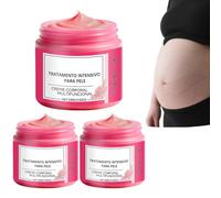 Stretch Mark Cream with Rose Water & Glycerin, 3.53oz Moisturizing Body Cream for Improved Skin Elasticity and Hydration, 3Pcs