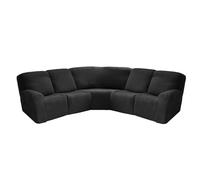Stretch Non Slip Recliner Sofa Cover Set with Armchair Protectors, Pet Friendly, Easy to Install Furniture Protector