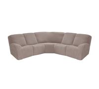 Stretch Non Slip Recliner Sofa Cover Set with Armchair Protectors, Pet Friendly, Easy to Install Furniture Protector
