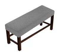 Stretch Ottoman Cover, Foot Stool Cover, Ottoman Stretch Slipcover, Removable Washable Ottomans Stool Protector Cover A L130-150cmW35-50cmH20cm