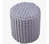 Stretch Ottoman Slipcover Cover Square/Round Footstool Facai Foot Stool Covers, Thicked Cover For Pouffe, Decorative Washable Sofa Foot Rest Cover (Color : B, Size : 2pcs)