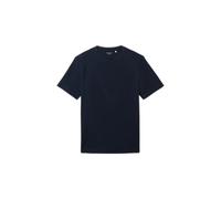 Stretch Piqué T-shirt Tom Tailor Bleu L