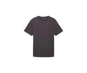 Stretch Piqué T-shirt Tom Tailor Noir L