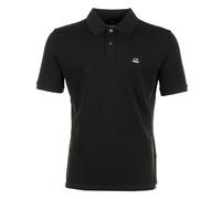 Stretch Piquet Badge Logo Short Sleeve Polo Black, Medium