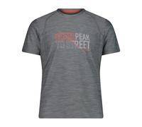 Cmp 39t6547 Short Sleeve T-shirt Grey 3XL Men