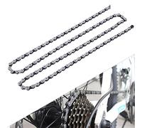 Stretch-Proof Steel Chain for Mountain Bike - Hollow-Out Design, Anti Rust, Compatible with 21/24/27 Speed, Lightweight, Durable (18-24 Speed)