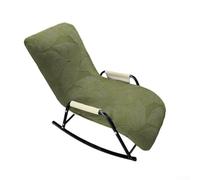 Stretch Recliner Chair Cover, Soft Fleece Rocking Chair Cover Stretch Fits Furniture Protector for Living Room Balcony(Green)