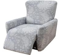 Stretch Recliner Cover with Pockets Reclining Slipcover 4-Pieces Lazy Boy Recliner Sofa Chair Cover for Recliner Furniture Protector for Kid Pet (#30)