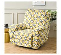 Stretch Recliner Slipcovers 4-Pieces Lazy boy Recliner Covers Recliner Couch Covers Recliner Chair Cover Non Slip Reclining Slipcovers with Storage Pockets Furniture Protector for Living Room