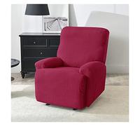 Stretch Recliner Slipcovers 4-Pieces Lazy boy Recliner Covers Recliner Couch Covers Recliner Chair Cover Non Slip Reclining Slipcovers with Storage Pockets Furniture Protector for Living Room