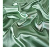 Stretch Satin Fabric by The Metre | 150cm Wide, 30+ Colours | Duchess Satin Feel | Ideal for Dresses, Bridal Wear, Evening Wear & Costumes (Mint, Sample (15cm x 15cm))