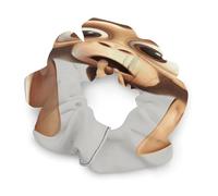 Stretch Satin Hair Scrunchies, The Silent Monkey Print Bun Hair Accessories Stretchy Hair Bands Fashion Hair Bands for Women