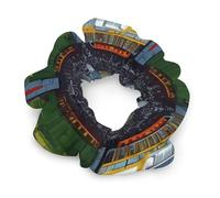 Stretch Satin Hair Scrunchies, Train Cars Print Bun Hair Accessories Stretchy Hair Bands Fashion Hair Bands for Women