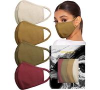 Stretch Sculpt in Earth Tones Face Masks by KARIZMA Fabric Face Mask 4 Masks