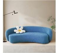 Stretch Semi-Circular Curved Sofa Cover - Elastic Non-Slip Slipcover, Durable Couch Protector for Sectional Loveseat, Pet and Kid Friendly