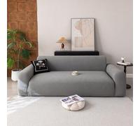Stretch Sofa Cover 2-Seater Durable Non-Slip Pet-Friendly Protector Washable Furniture Cover Dark Gray Perfect for Living Room & Home Décor