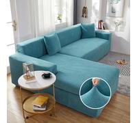 Stretch Sofa Cover for 14 Seater d Couch NonSlip Sofa Protector PetFriendly Furniture Cover for Cats & Dogs Beige Durable & Easy to Clean