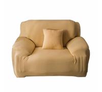 Stretch Sofa Covers Polar Fleece Knitted Slipcovers One Seat - Beige
