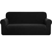 Stretch Sofa Slipcovers for Armchairs, Soft Polyester Couch Covers, Anti-Slip Rhombus Pattern, Pet-Friendly, Kids Safe, Wine Red, 1 Seater/Chair Size, Living Room Decor