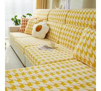 Stretch Sofa Slipcovers Thick Non Slip Plaid - Universal 3 Seater L Shape Corner Chaise Longue, Protective Elastic Seat CushionFurniture Gray Chaiselounge2XL(95-120cm*160