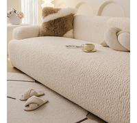 Stretch Sofa Slipcovers Velvet Elastic Sofa, Non Slip Universal, Full Coverage, 2-4 Seater, All Season/Autumn Winter 1 235-300cm
