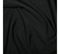 Stretch Spandex Fabric Material - Black, 1Mtr 100cm x 150cm