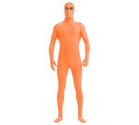 Stretch Spandex Full Body Bodysuit, Halloween Costumes for Adults Women Men, Open Face Suit for Cosplay Party, Funny Solid Color Unisex Unitard