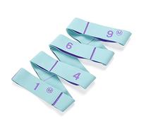 Stretch Strap With 9 Loop Elastic Stretching Band For Yoga Physical-Therapy Dance Pilates Hamstring Strength Training Stretching Band With Loop For Flexibility Exercise Women Exercise Arm