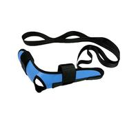 Stretch Straps with Loops, Stretch Band, Fascia Hamstring Leg Stretcher Belt, Sturdy Design for Home Workout, Exercise, Pilates, Gymnastics, Blue and Black Color