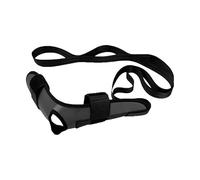 Stretch Straps with Loops, Stretch Band, Fascia Hamstring Leg Stretcher Belt, Sturdy Design for Home Workout, Exercise, Pilates, Gymnastics, Blue and Black Color