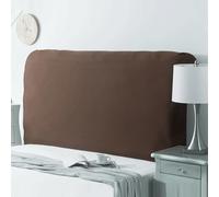 Stretch Universal Bed Head Cover/Bed Headboard Slipcover for Upholstered/Leather/Wood Headboards, All inclusive King Size Double Single Queen Head Board Covers Protector Decoration(120-140cm,Brown2)