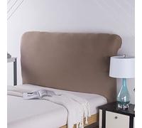 Stretch Universal Bed Head Cover/Bed Headboard Slipcover for Upholstered/Leather/Wood Headboards, All inclusive King Size Double Single Queen Head Board Covers Protector Decoration(150-170cm,Brown3)