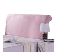 Stretch Universal Bed Head Cover/Bed Headboard Slipcover for Upholstered/Leather/Wood Headboards, All inclusive King Size Double Single Queen Head Board Covers Protector Decoration(90-110cm,Pink1)