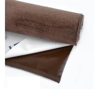 Stretch Van Lining Carpet, Headliner Fabric 20x30-100 * 143cm Synthetic Leather Self-adhesive Fabric Suede Adhesive Fabrics By Meter Car Interior Door Velvet Cloth DIY Trims(DarkBrown,20x143cm)