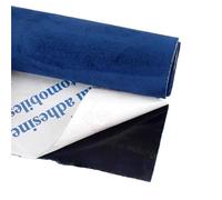 Stretch Van Lining Carpet, Headliner Fabric 20x30-100 * 143cm Synthetic Leather Self-adhesive Fabric Suede Adhesive Fabrics By Meter Car Interior Door Velvet Cloth DIY Trims(Blue2,20x30cm)