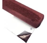 Stretch Van Lining Carpet, Headliner Fabric Self Adhesive Suede Fabric Sticky Leather Cloth Patch Sticker For DIY Sofa Table Chair Bag Shoes Bed Automotive Interio(Wine red,40x300cm)