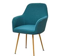 Stretch Velvet Chair Slipcover Set for Curved Dining Chairs - 1/2/4/6 Pack Easy Fit with Armrest Back Protection for Office & Bar Stools Living Room Decor