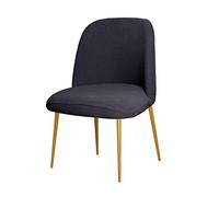 Stretch Velvet Dining Chair Cover Slipcover for Curved Back Mid Century Modern Accent Chairs Set of 2 Gray Perfect K and Living Room (Old Gray a 1PCS)