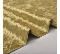 Stretch Velvet Fabric by The Metre 150cm Wide,Luxurious Shining Crushed Velvet Upholstery Material for DIY Handmade/Crafting/Apparel/Costume (Yellow)