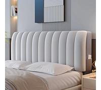 Stretch Velvet Headboard Cover, Soft and Dustproof, Washable All-inclusive Padded Protector for Single/Double/King Size Beds