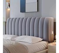 Stretch Velvet Headboard Cover, Soft and Dustproof, Washable All-inclusive Padded Protector for Single/Double/King Size Beds