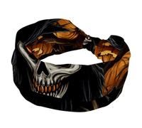 Stretch Wide Headbands, Hairbands for Women, Halloween Scarecrow Fashion Turban Head Bands, Yoga Workout Sweatband Head Wrap, Hair Accessories